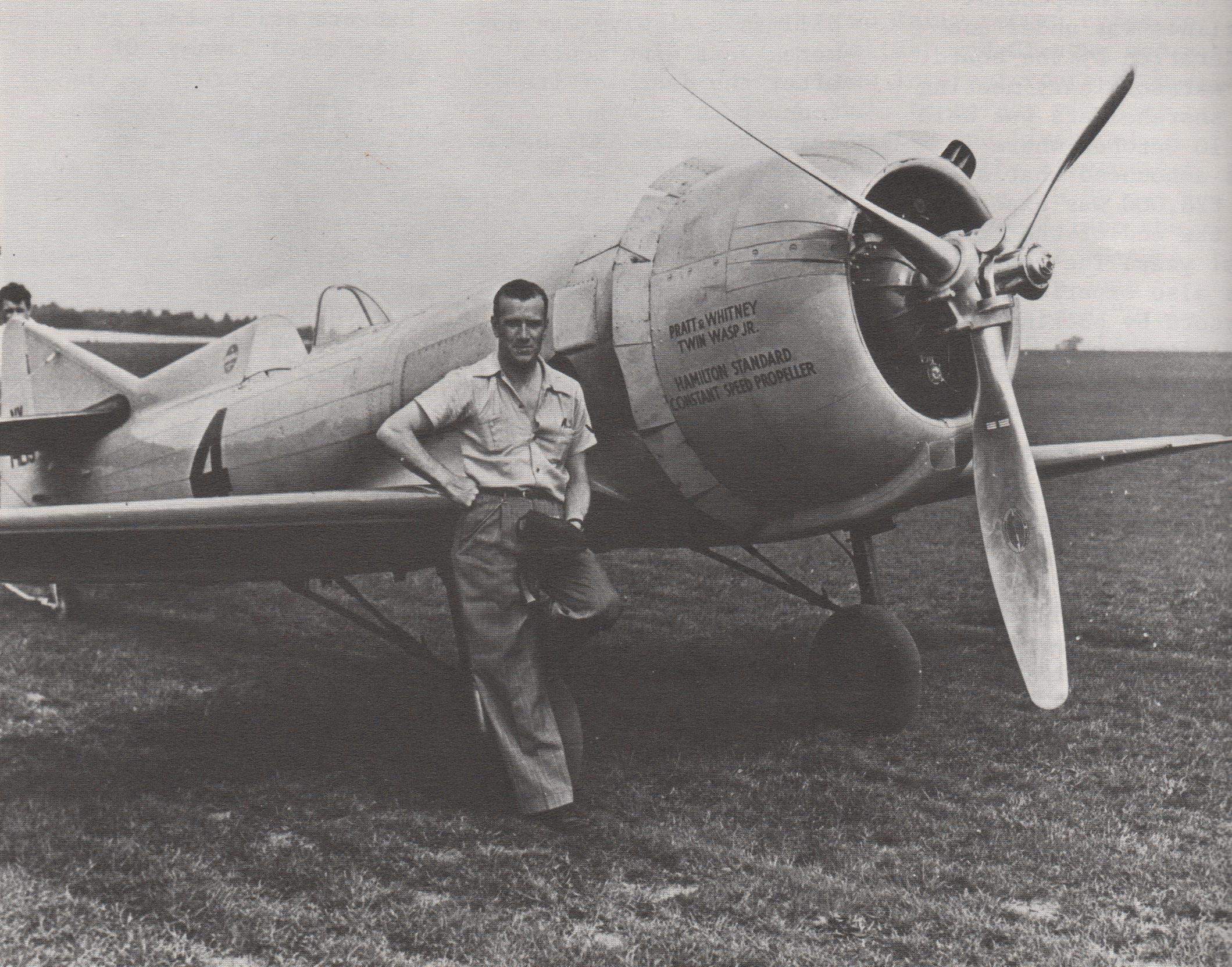 Earl Ortman with the Keith Rider R 3 1935