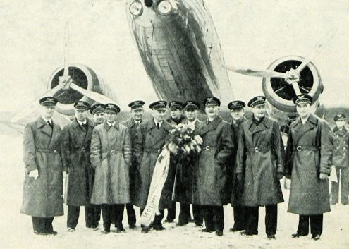 Polish LOT pilots in 1930