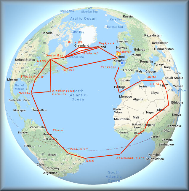 Atlantic Ferry Routes WWII